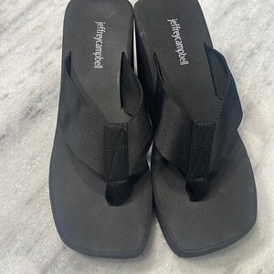 NWT Jeffrey Campbell platform wedge sandals
